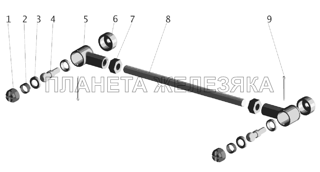 Тяга МАЗ-6303A3, 6303A5